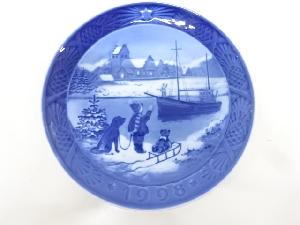 ROYAL COPENHAGEN イヤープレート 1998 (Welcom Home) 